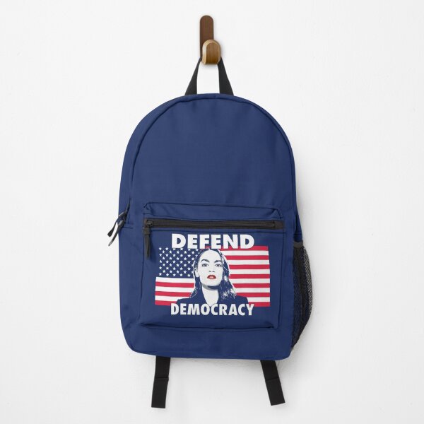 Item preview, Defend Democracy AOC Alexandria Ocasio-Cortez designed and sold by Winner Chicken Dinner Designs.