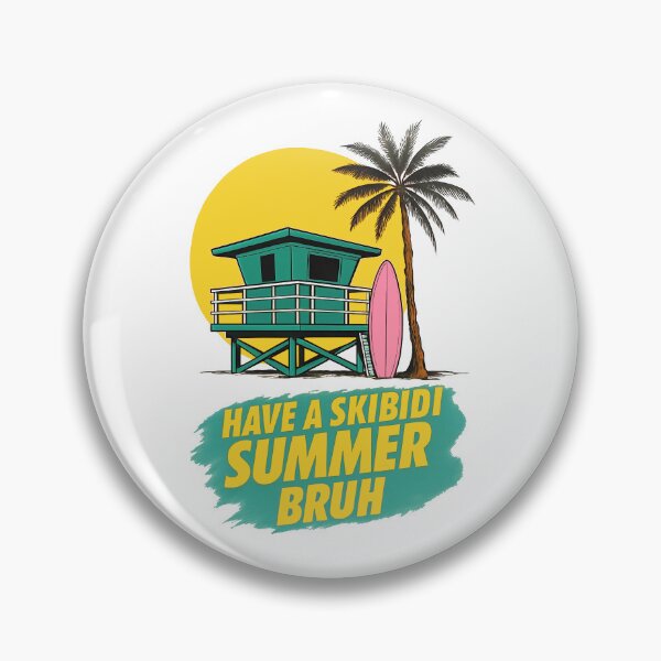 Item preview, Have a Skibidi Summer Bruh designed and sold by FreshArtFusion.
