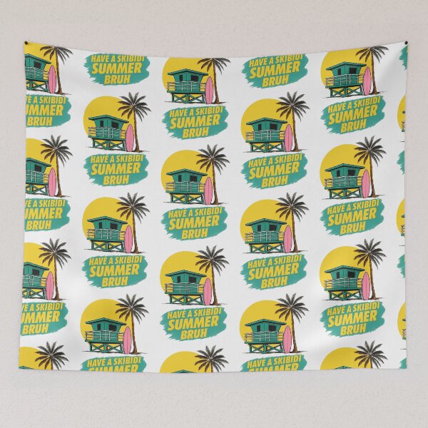 Item preview, Have a Skibidi Summer Bruh designed and sold by FreshArtFusion.