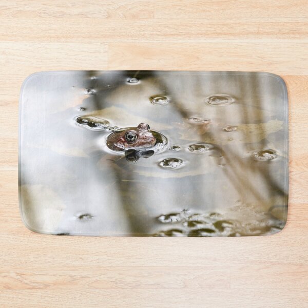 Item preview, In the pond. European common brown frog designed and sold by Jouko Lehto Photography.
