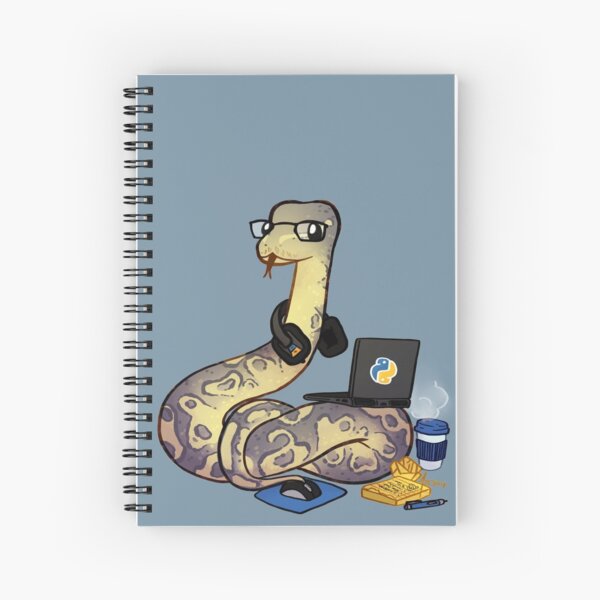 Python Python Cuaderno de espiral