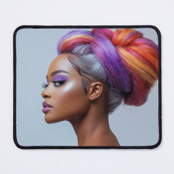 Item preview, Colorful hairstyle with vibrant hues designed and sold by anytka.