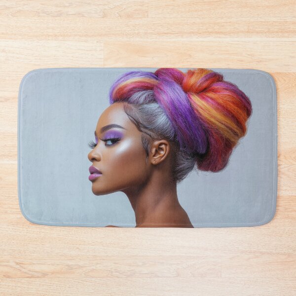 Item preview, Colorful hairstyle with vibrant hues designed and sold by anytka.