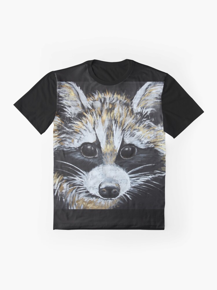 raccoon in collared shirt