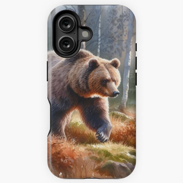 Item preview, Brown bear in the forest designed and sold by Nalin2445.