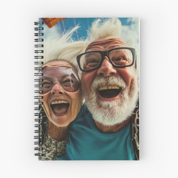 Item preview, Elderly couple skydives designed and sold by anytka.
