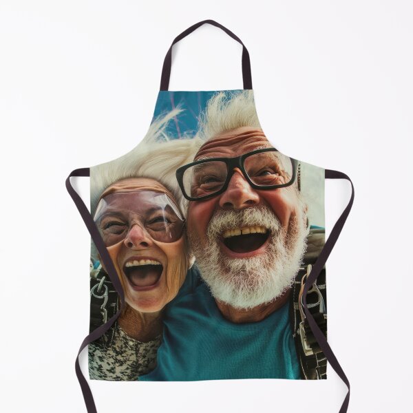 Item preview, Elderly couple skydives designed and sold by anytka.