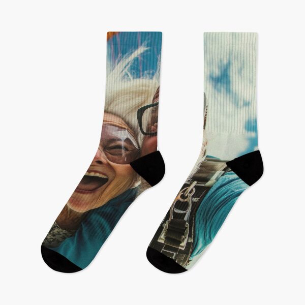 Item preview, Elderly couple skydives designed and sold by anytka.