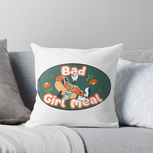 Item preview, Bad Girl Meal Hot Dog Sticker – Funny Cheat Meal Vibes Tote Bag designed and sold by theglpnp.