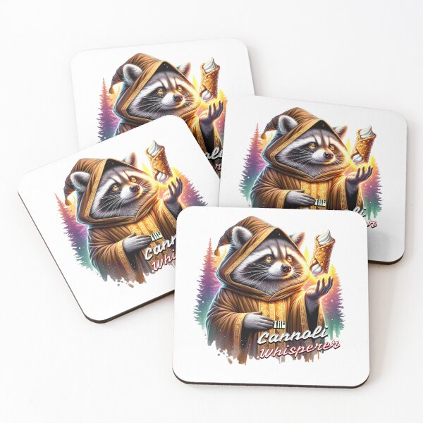 Item preview, The Cannoli Whisperer — Wise Raccoon Pastry Tee designed and sold by MTeesGA.