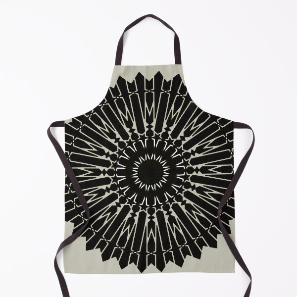 Item preview, Elegant Black and White Mandala Mosaic designed and sold by Tarjiart.