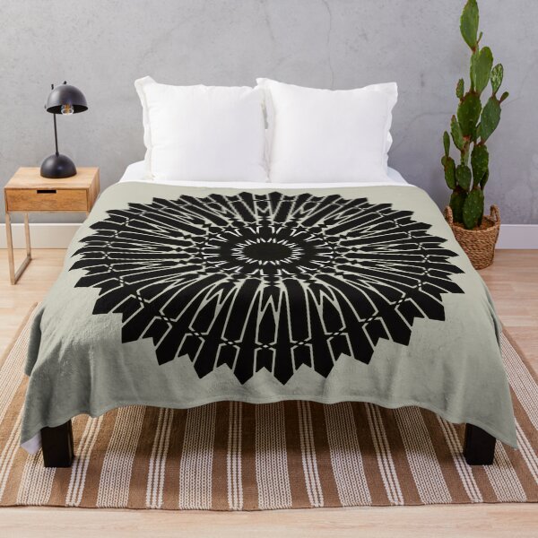 Item preview, Elegant Black and White Mandala Mosaic designed and sold by Tarjiart.