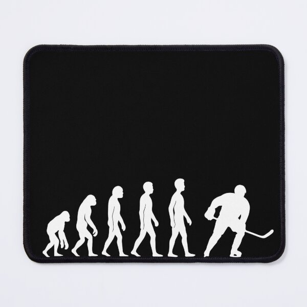 Item preview, Glow-in-the-Dark Hockey Evolution Shirt – From Caveman Slapshot to NHL Legend | Bold Retro Futuristic Hockey Tee designed and sold by WAUZ.
