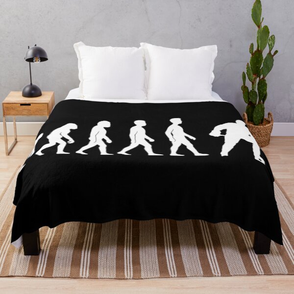 Item preview, Glow-in-the-Dark Hockey Evolution Shirt – From Caveman Slapshot to NHL Legend | Bold Retro Futuristic Hockey Tee designed and sold by WAUZ.