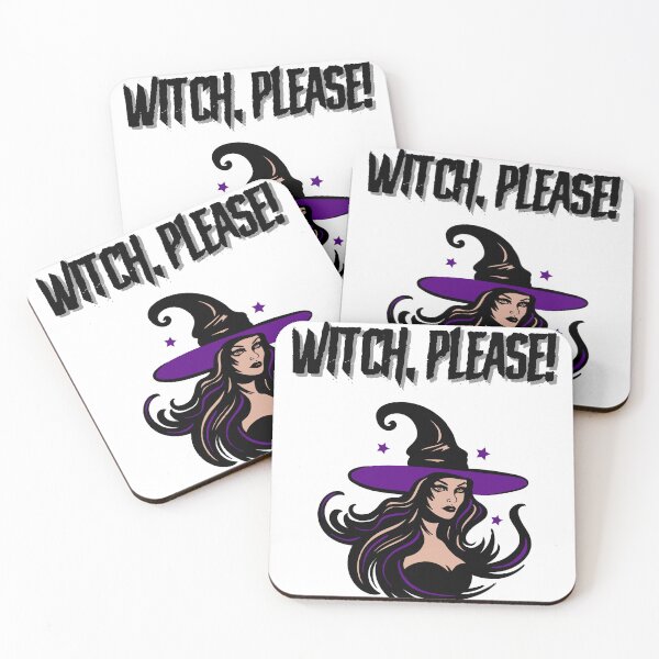 Item preview, Witch, Please! designed and sold by MacabreMerch.