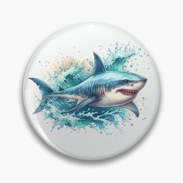 Item preview, wild shark designed and sold by Dogandesighn.