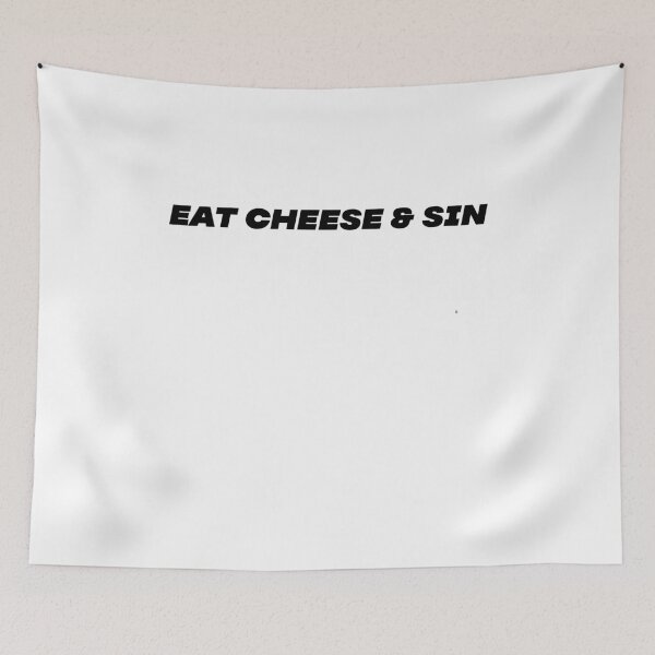 Item preview, Eat Cheese & Sin designed and sold by BritySpear.