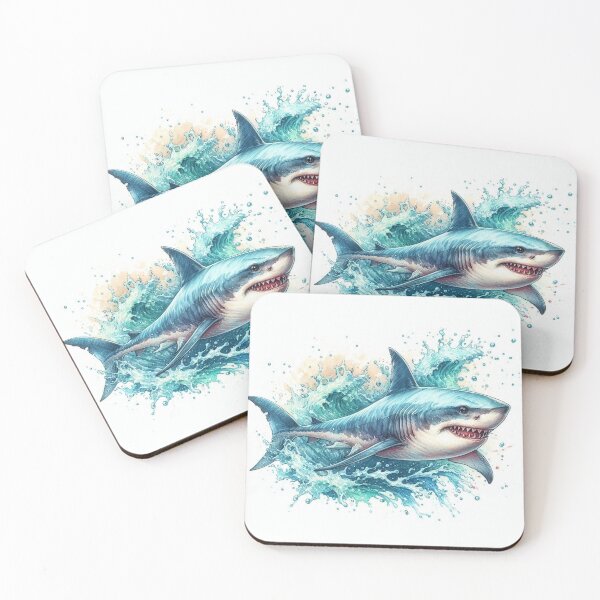 Item preview, wild shark designed and sold by Dogandesighn.