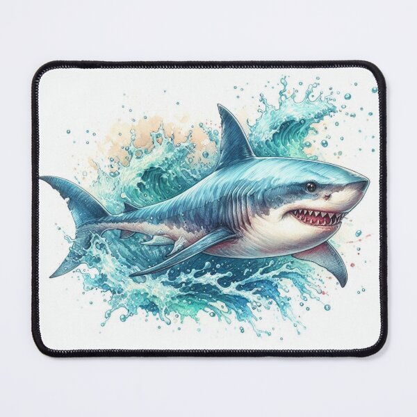 Item preview, wild shark designed and sold by Dogandesighn.