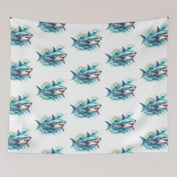 Item preview, wild shark designed and sold by Dogandesighn.