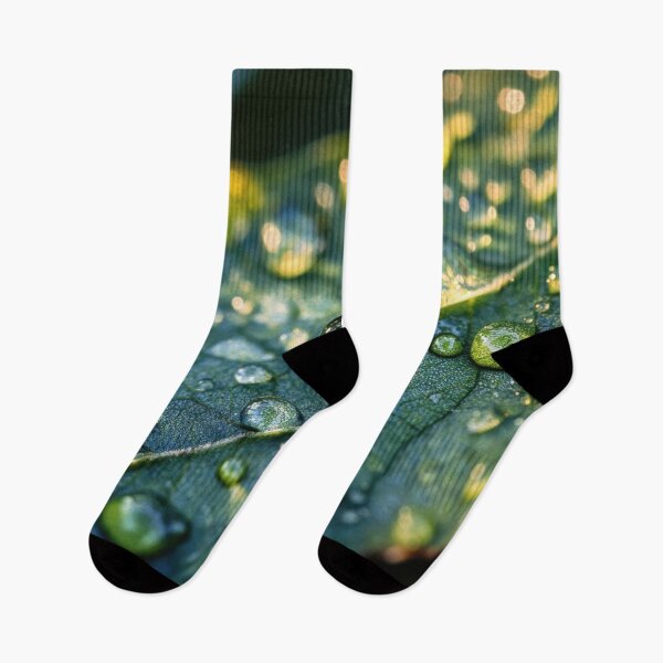 Item preview, Fresh dew on green leaf in morning designed and sold by anytka.