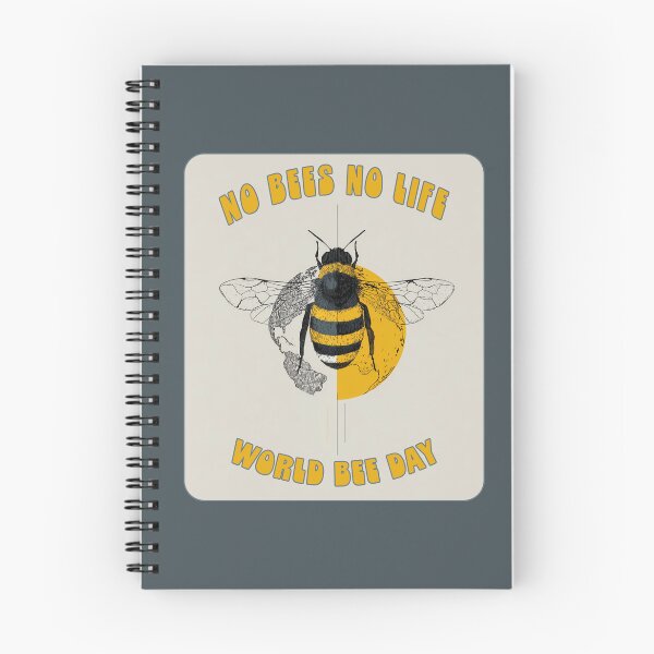 Item preview, No Bees No Life – World Bee Day Awareness Design designed and sold by Bearabilia.