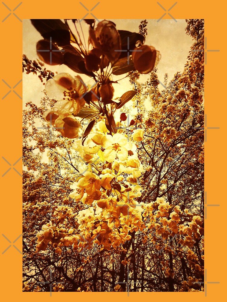 Thumbnail 7 of 7, Classic T-Shirt, Rose Gold Apple Blooms designed and sold by OneDayArt.