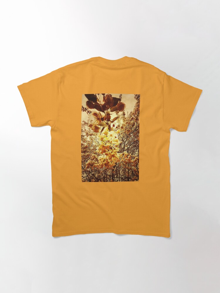 Thumbnail 3 of 7, Classic T-Shirt, Rose Gold Apple Blooms designed and sold by OneDayArt.
