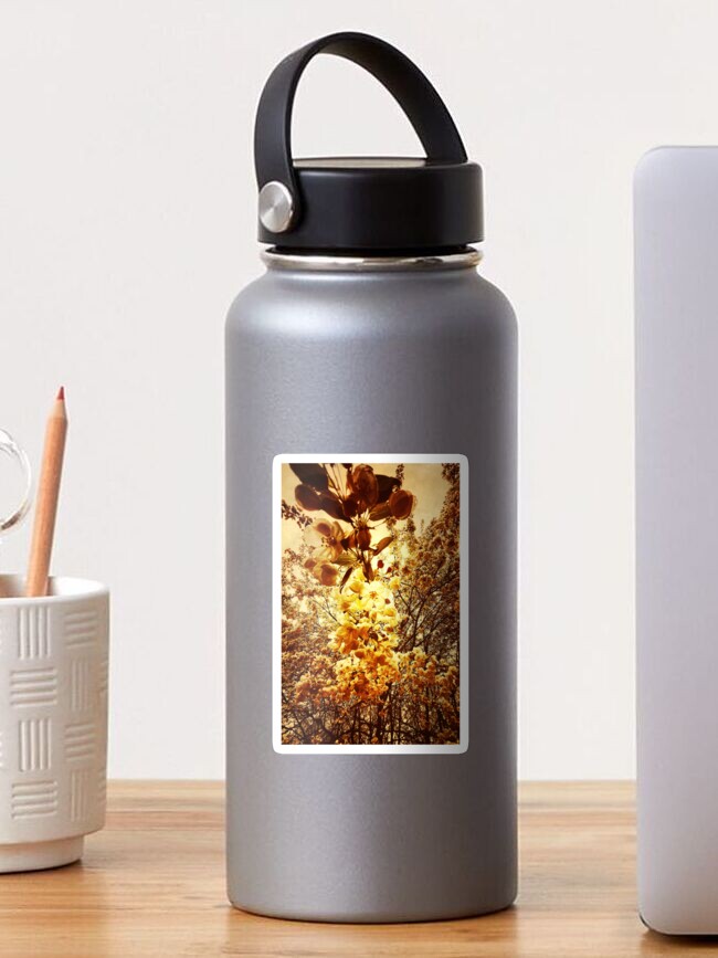 Thumbnail 1 of 3, Sticker, Rose Gold Apple Blooms designed and sold by OneDayArt.