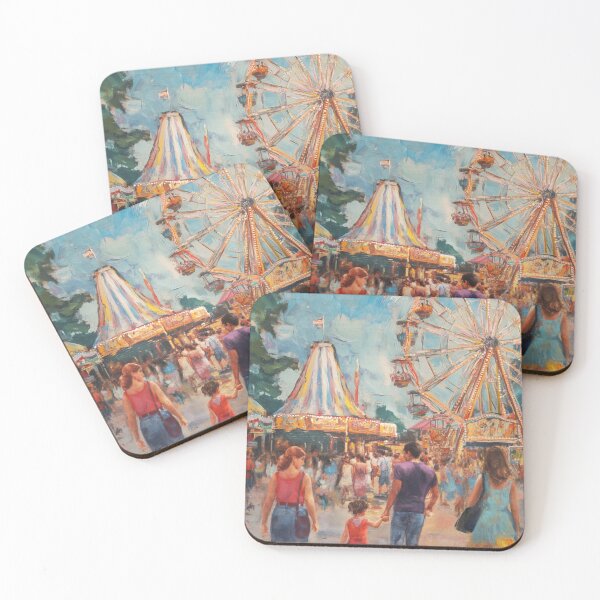 Item preview, Fairground Painting designed and sold by PlainGirl.