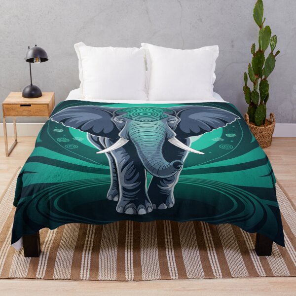 Item preview, A majestic elephant in a hypnotic style. designed and sold by Lilashakti ⭐️ ⭐️ ⭐️ ⭐️ ⭐️.