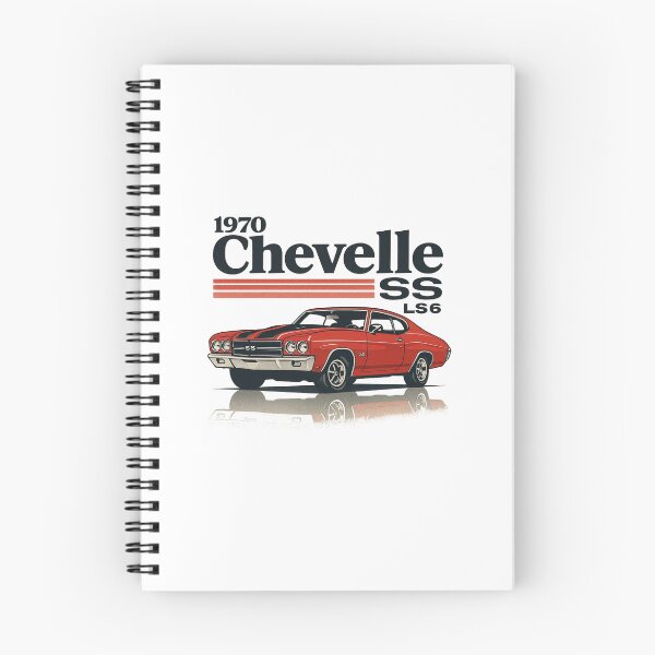 Item preview, 1970 Chevelle SS LS6 in Red with Black Stripes – Bold Retro Muscle Car Graphic designed and sold by TheArtOfCar.