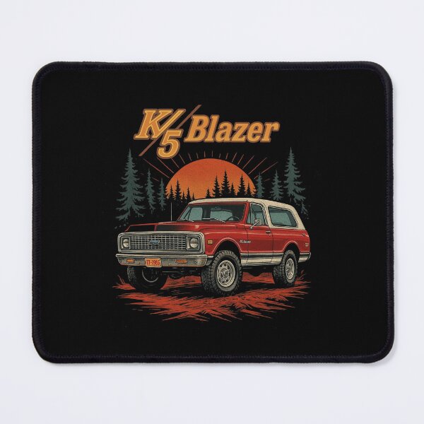 Item preview, Vintage 1971 K5 Blazer Off-Road Sunset Adventure Art designed and sold by TheArtOfCar.