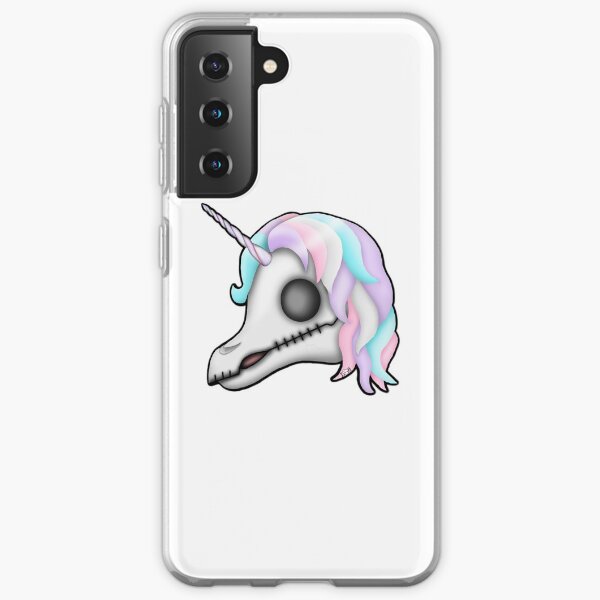 My Little Dead Unicorn | Rainbow Unicorn Skull | White Samsung Galaxy Soft Case
