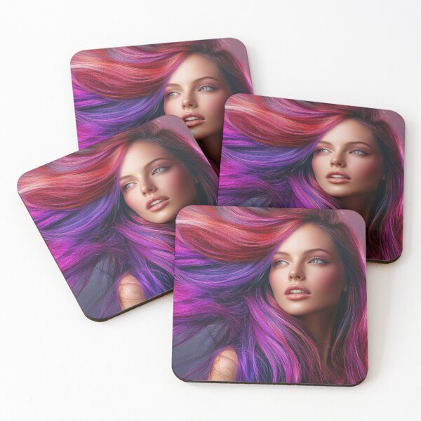 Item preview, Vibrant hair in motion designed and sold by anytka.