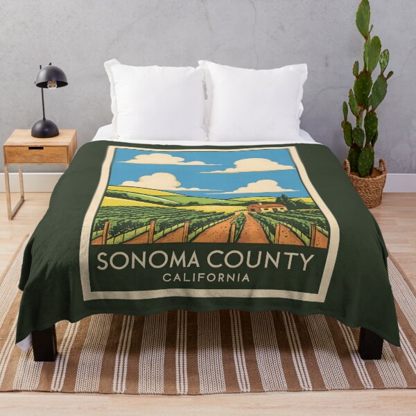 Item preview, A Vintage Travel Art of Sonoma - California - US  designed and sold by GoodOldVintage.