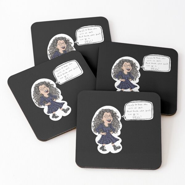 Item preview, Elaine's Toast Design - "Here's to those who wish us well... and those who don't can go to Hell!" designed and sold by from here 2 mars.