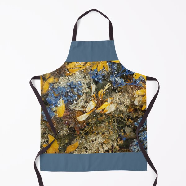 Item preview, Dry bouquet of wild flowers on the background of wet glass designed and sold by EchoOfSilence.
