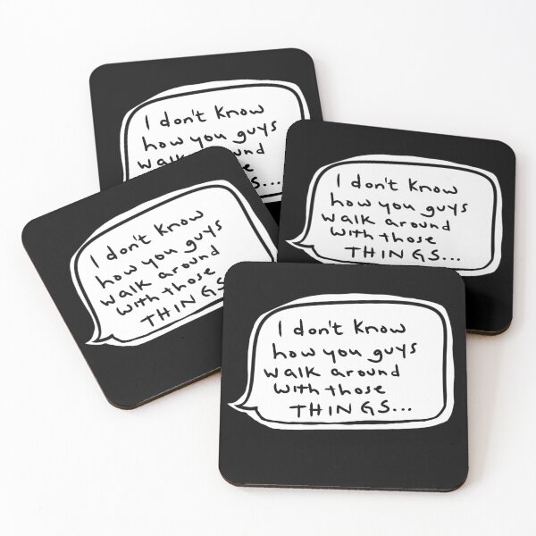 Item preview, Iconic Elaine Quote – "I don't know how you guys walk around with those things" designed and sold by from here 2 mars.