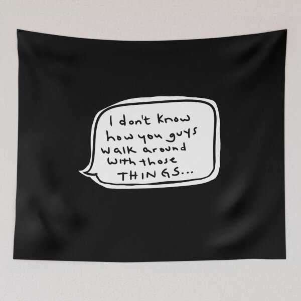 Item preview, Iconic Elaine Quote – "I don't know how you guys walk around with those things" designed and sold by from here 2 mars.