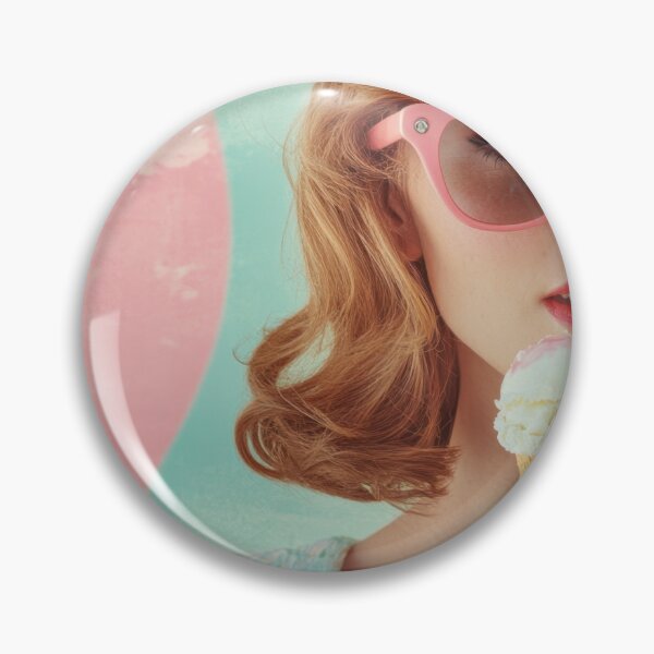 Item preview, Woman enjoying ice cream in summer designed and sold by anytka.