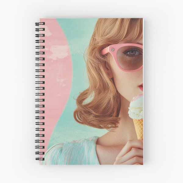 Item preview, Woman enjoying ice cream in summer designed and sold by anytka.
