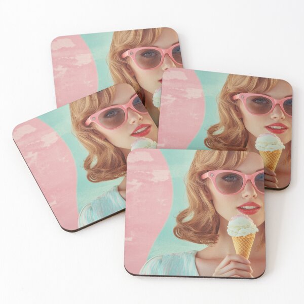 Item preview, Woman enjoying ice cream in summer designed and sold by anytka.