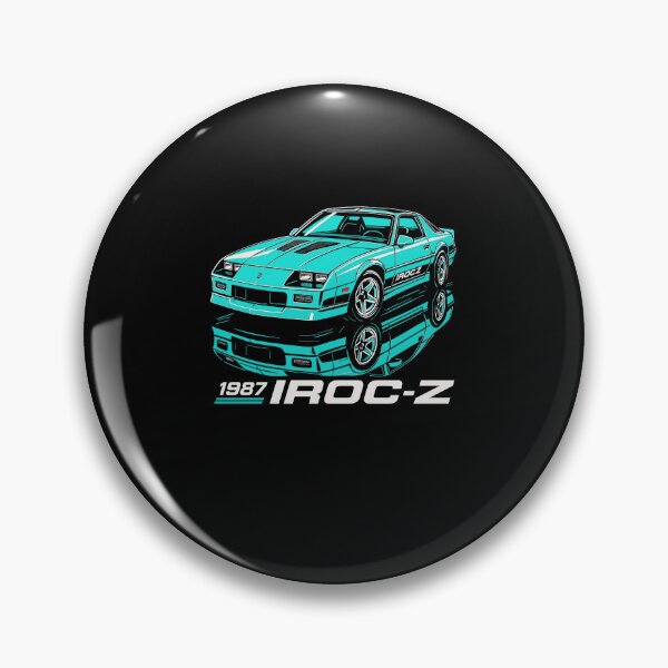 Item preview, 1987 Camaro IROC-Z in Retro Teal with Bold Reflection Art designed and sold by TheArtOfCar.