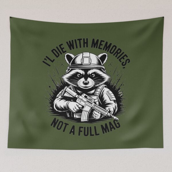 Item preview, I'll Die With Memories Not A Full Mag designed and sold by A-Szczesniak.