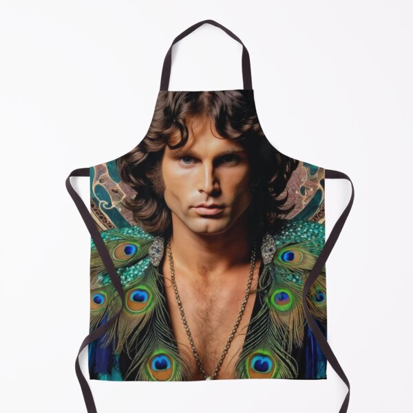 Artikelvorschau, Jim Morrison im Mantel mit Pfauenfedern | TheAmericanPoet | The Doors entworfen und verkauft von TheAmericanPoet.