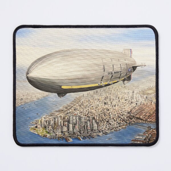 Item preview, USS Macon over New York City in 1933 designed and sold by Brad A. Thomas.