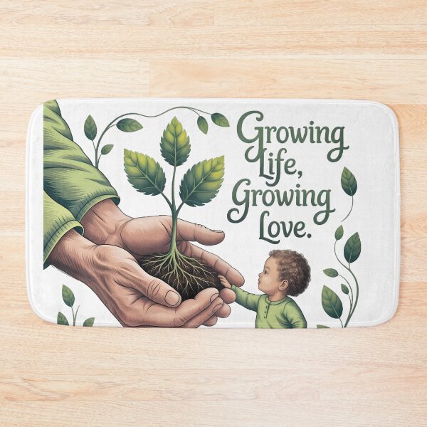 Item preview, Growing Life, Growing Love | Father’s Day Botanical Art Print | Heartfelt Dad & Child Nature Gift 2025 designed and sold by AnnDesignStudio.