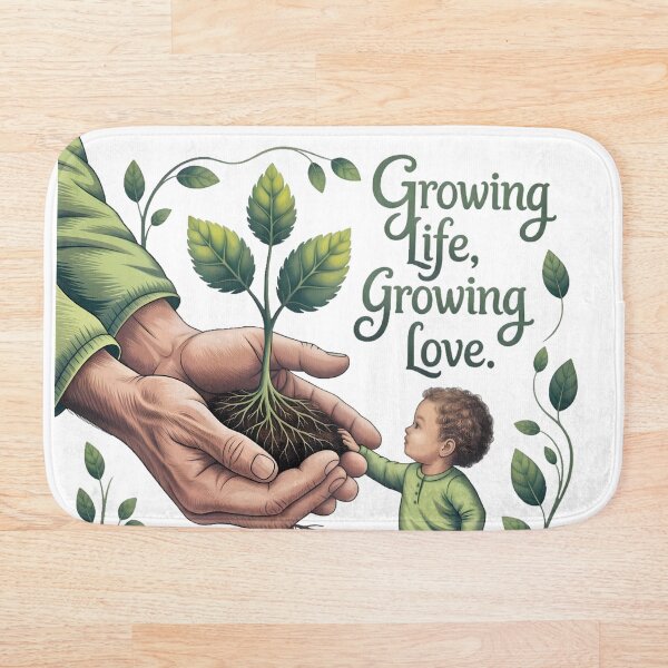 Item preview, Vida que crece, amor que crece | Lámina botánica para el Día del Padre | Un regalo natural para papá e hijo 2025 designed and sold by AnnDesignStudio.