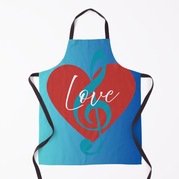 Item preview, Heart Love Treble Graphic designed and sold by BrightrDayMusicArt.